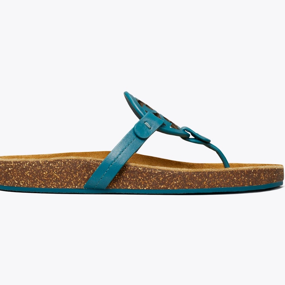 NWT Tory Burch brisk blue Millers with box and dust bag - Picture 4 of 11
